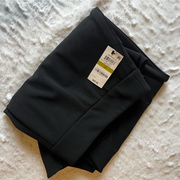 BAR III CROPPED AND RUFFLE BOTTOM FLARED DRESS PANTS NWT - Picture 6 of 7